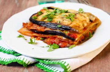 Lasagnes de chèvre aux légumes du soleil