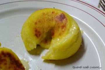 Moelleux de pommes de terre, coeur de reblochon