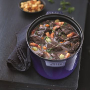 Joue de bœuf en bourguignon