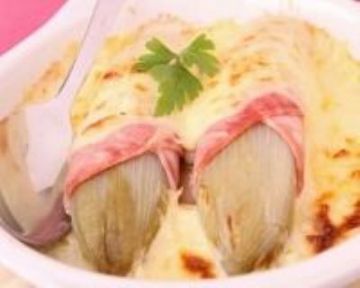 Endives au jambon gratinées