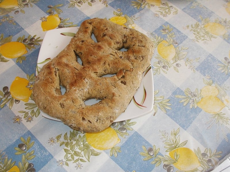 Fougasse aux olives et au romarin