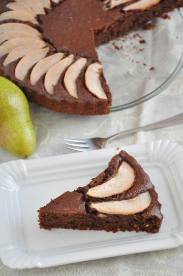 Clafoutis de poires au chocolat