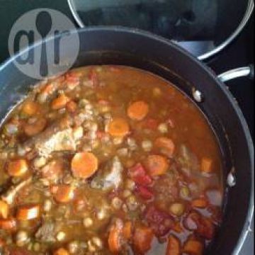 Soupe marocaine au veau et aux lentilles