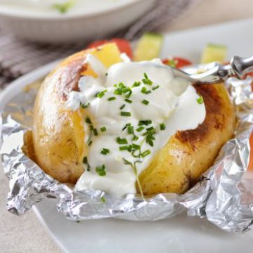 Pommes de terre au cerfeuil et à la crème