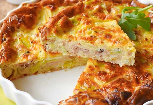 Quiche Thon / Poireaux sans pâte WW 6 SP