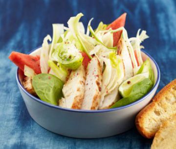 Salade de pastèque au poulet