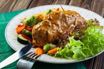 Paupiettes de veau au foie gras et jambon