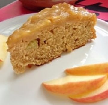 Gâteau renversé aux pommes et au sirop d'érable