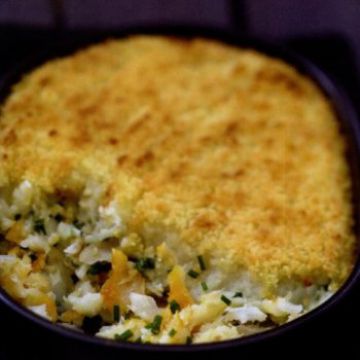 Parmentier de cabillaud et haddock