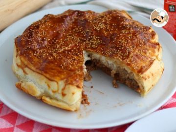 Tourte hamburger, un cheeseburger à partager !