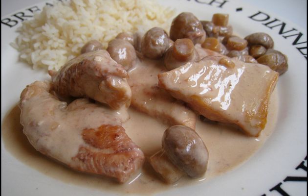 Poulet au porto light (ou au marsala)  cookeo