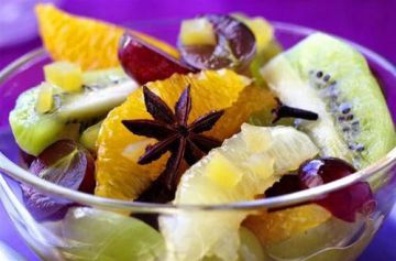 Salade de fruits à l'anis étoilé