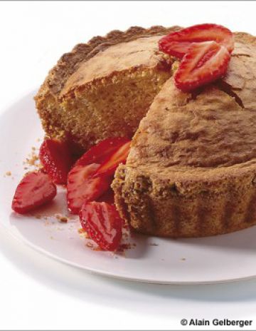 Gâteau aux fraises sans balance