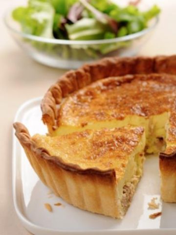 Quiche façon lorraine au thon