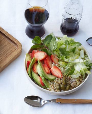 Salade de quinoa sucrée-salée