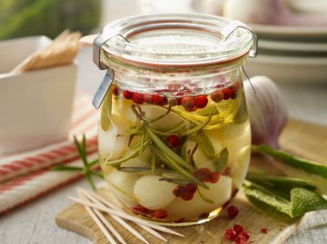 Pickles de gousses d’ail