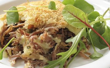 Parmentier de confit de canard