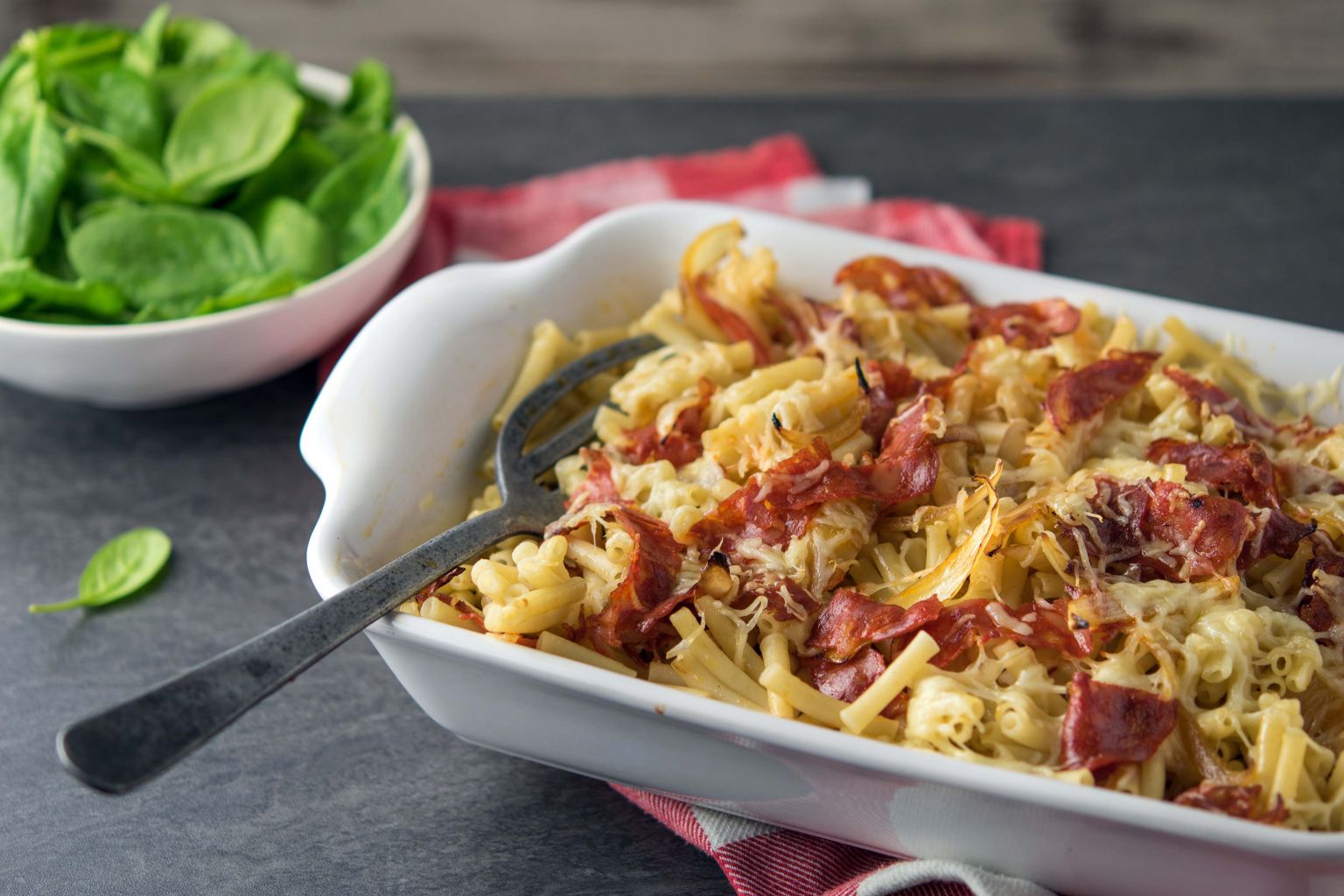 Gratin de macaroni au chorizo