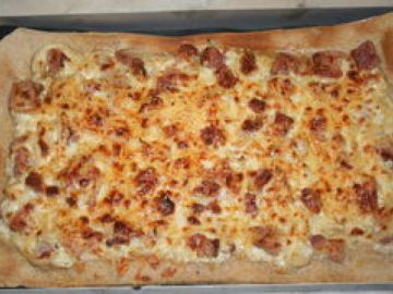 Pizza alsacienne (flammekueche)