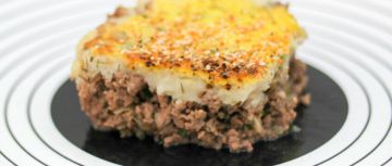 Hachis parmentier de panais