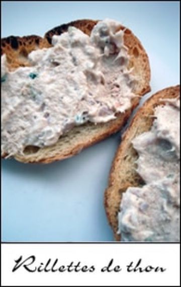 Rillettes de thon au Saint Môret