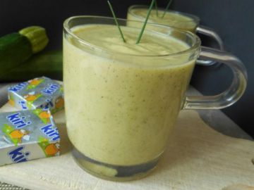 Velouté de courgettes au kiri ®