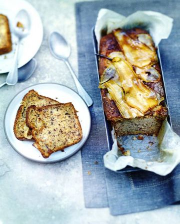 Cake aux poires et polenta