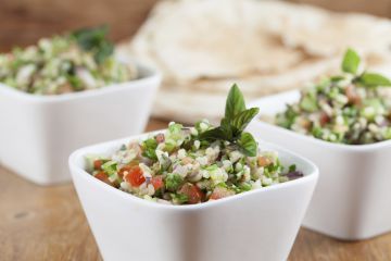 Taboulé à l'oriental en verrine