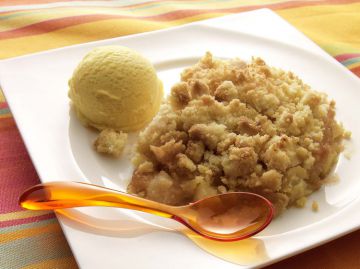 Crumble aux pommes et poires