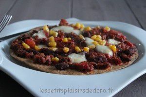 Pizza tortilla façon chili light