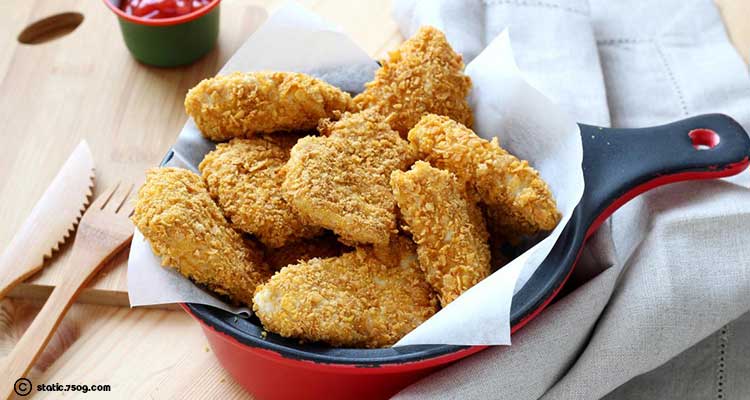 Nuggets de poisson maison