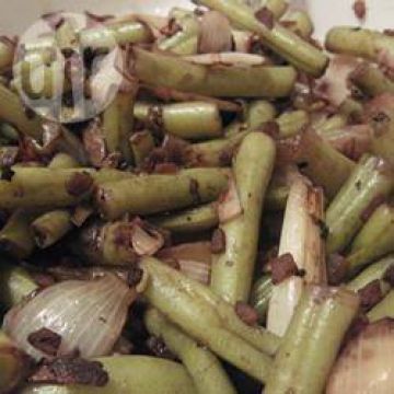 Salade de haricots verts au vinaigre balsamique