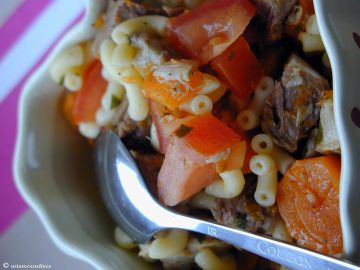 Pot-au-feu et coquillettes