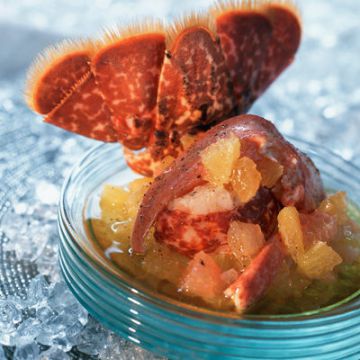 Salade de homard aux agrumes