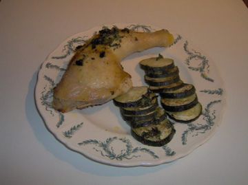 Poulet aux courgettes