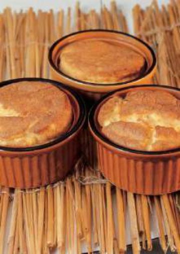 Soufflés de pomme de terre au saumon fumé