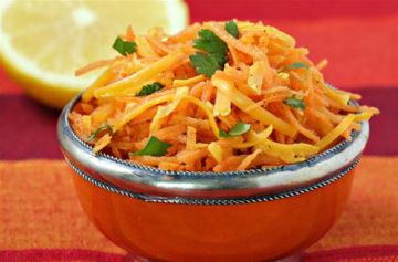 Salade de carottes à la mimolette