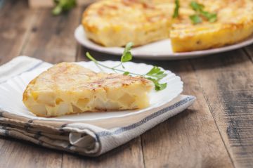 Omelette à l'espagnole (tortilla de patatas)