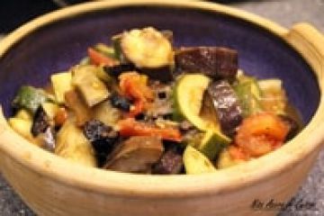 Ratatouille aux olives noires