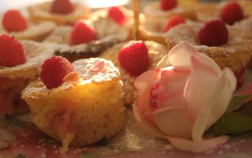 Muffins légers framboises et citron