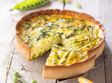 Tarte végétarienne de printemps