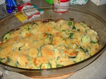 Courgettes gratinées au fromage