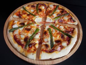 Pizza haddock et chorizo