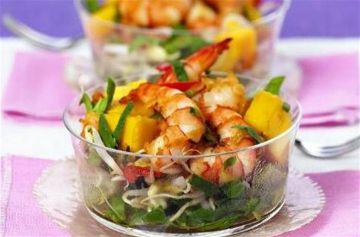 Cocktail de crevettes à la mangue