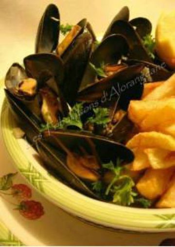 Moules marinières au vin blanc