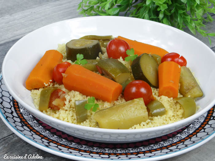 Couscous aux légumes végétarien