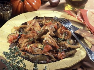 Sauté de veau aux aubergines