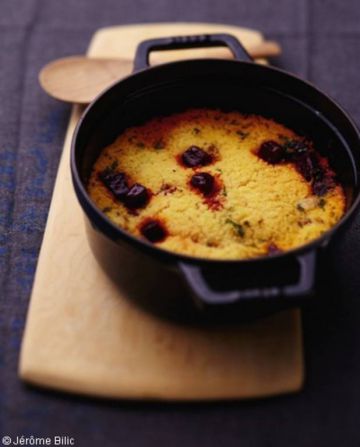 Gâteau de semoule à la volaille 