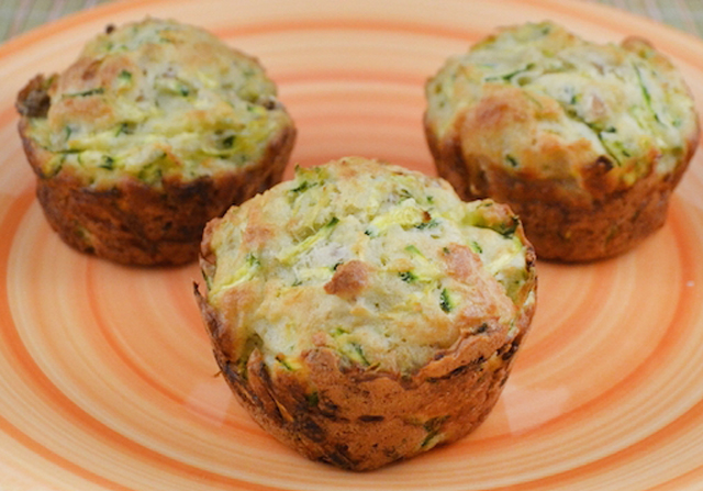 Muffins Light au Thon et Courgettes