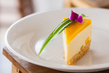 Entremets à la pêche